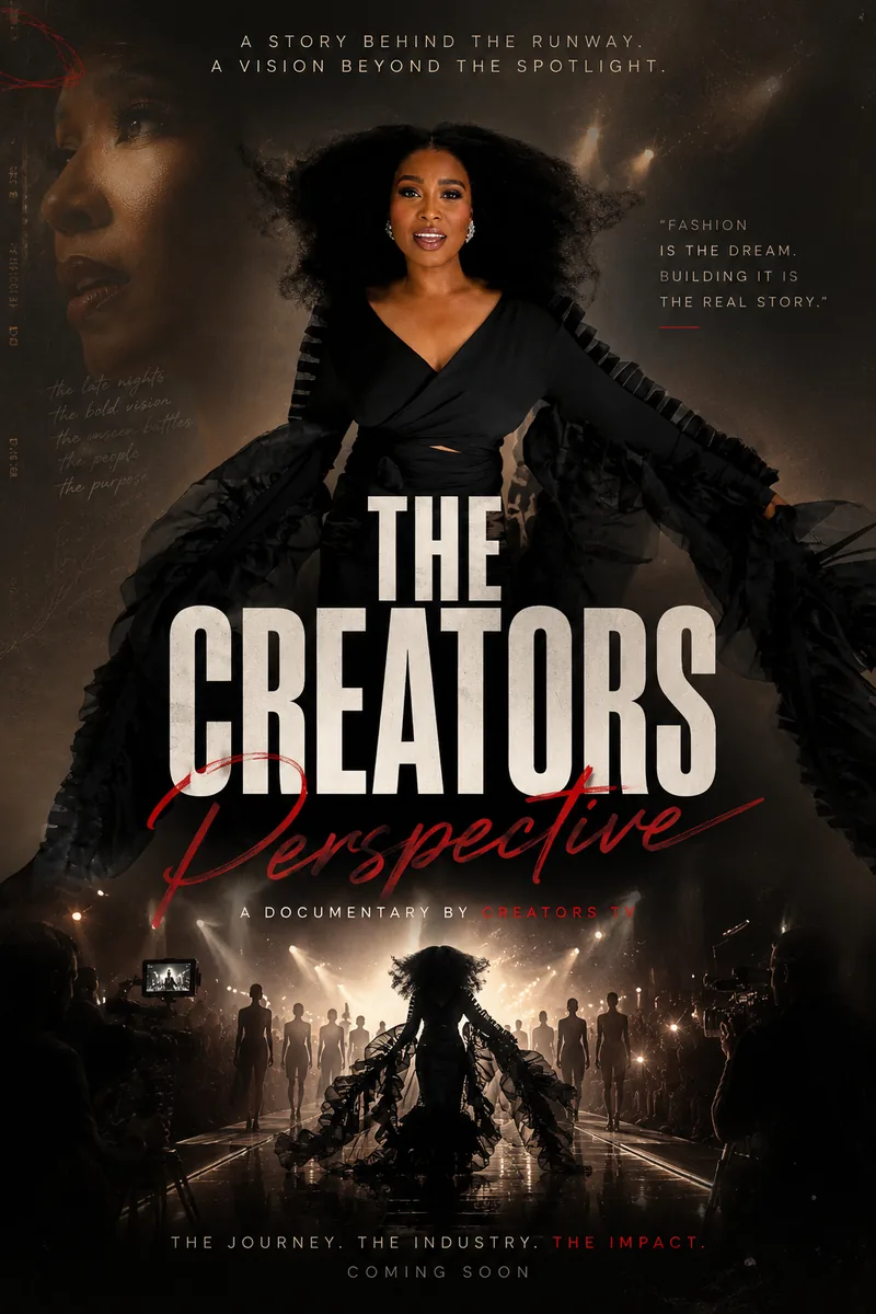 Key art for The Creators Perspective, a CreatorsTV Original